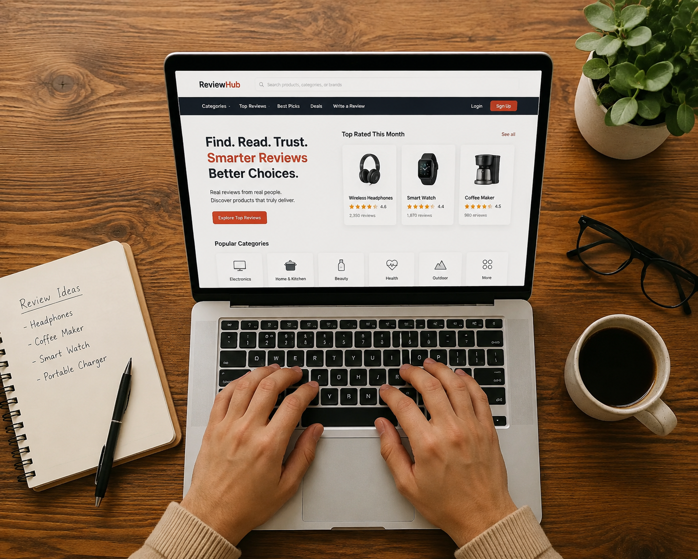 Analyzing reviews and data