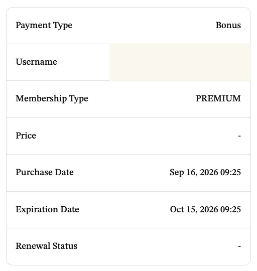 The payment screen inside a SeniorMatch account, showing accepted cards and payment methods.